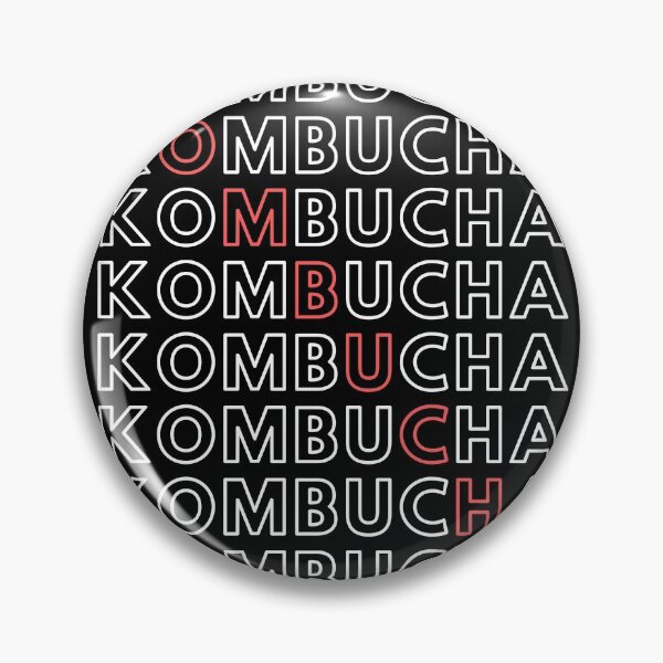 Item preview, KOMBUCHA Booch Retro Text Vegan Vegetarian designed and sold by a-little-ink.