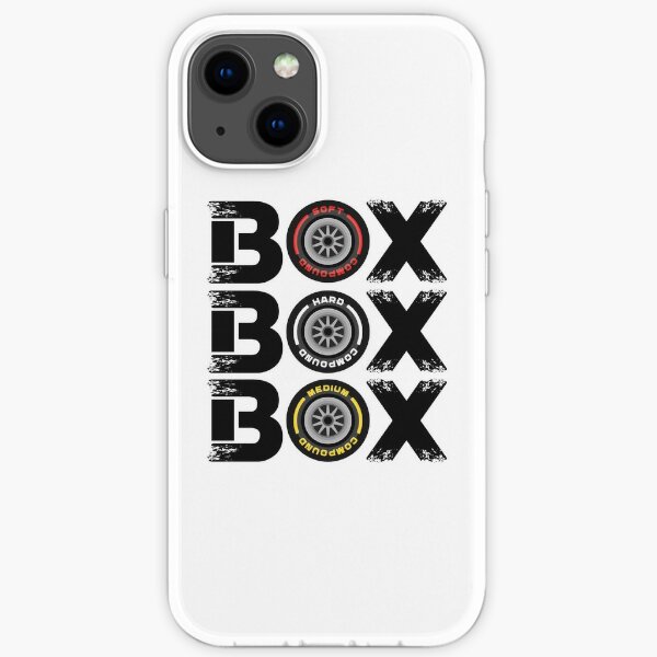 Box Box Box F1 Tire Compound V2 Design Coque souple iPhone
