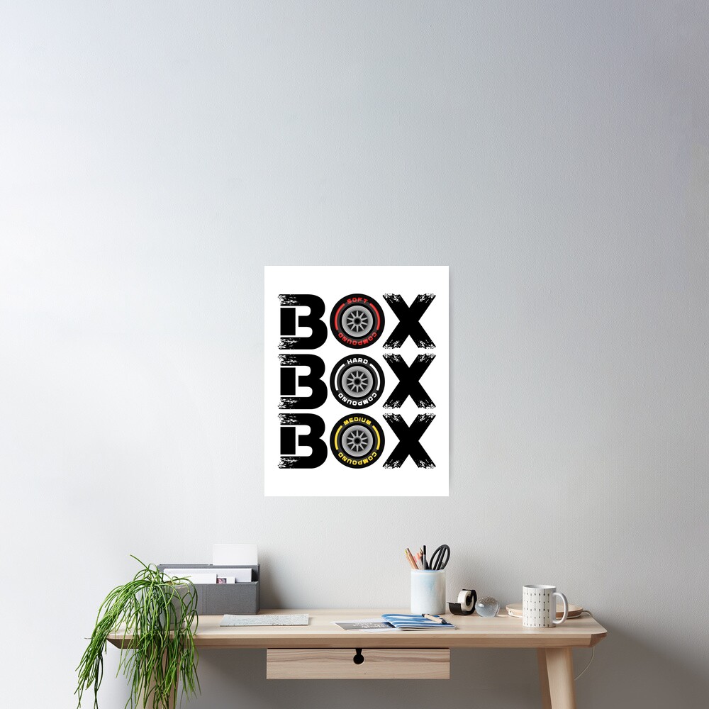 Box Box Box F1 Tyre Compound Design Sticker for Sale by David