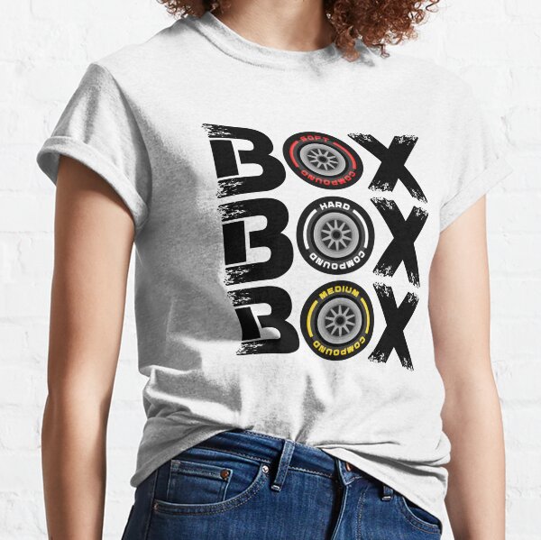 Box Box Box F1 Tire Compound V2 Design T-shirt classique