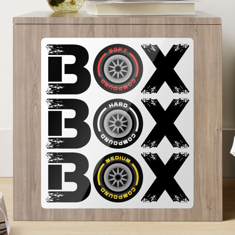 Box Box Box F1 Tyre Compound Design Sticker for Sale by David