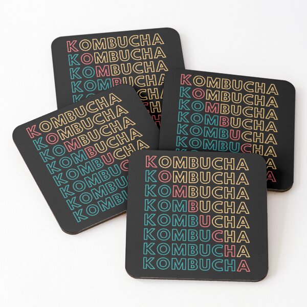 Item preview, KOMBUCHA Booch Retro Text Vegan Vegetarian designed and sold by a-little-ink.