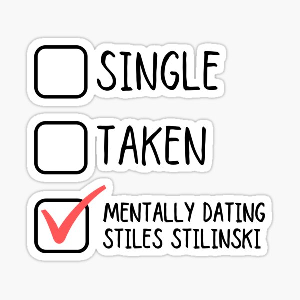Artikel-Vorschau von Single und geistig vergeben – Dating mit Stiles Stilinski, designt und verkauft von m95sim.