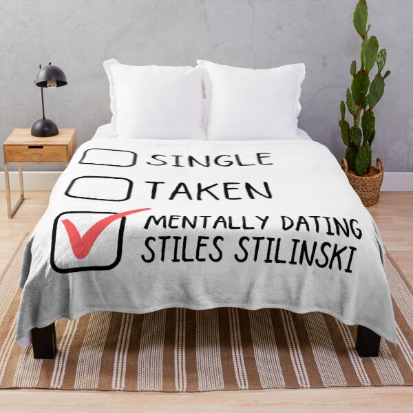 Item preview, Single Taken Mentally Dating Stiles Stilinski designed and sold by m95sim.