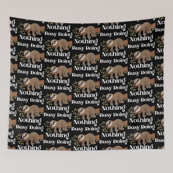 Item preview, Busy Doing Nothing Sloth Sleeping in a Tree designed and sold by Drnksuzys.