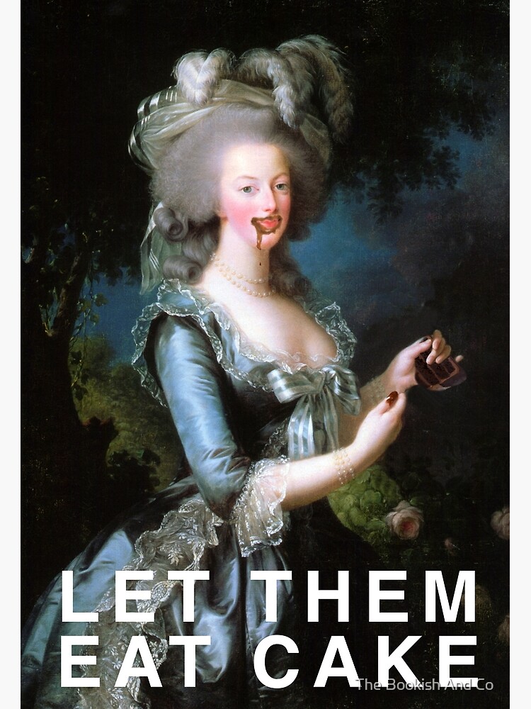 Marie Antoinette Canvas Marie Antoinette Decor Let Them Eat Cake