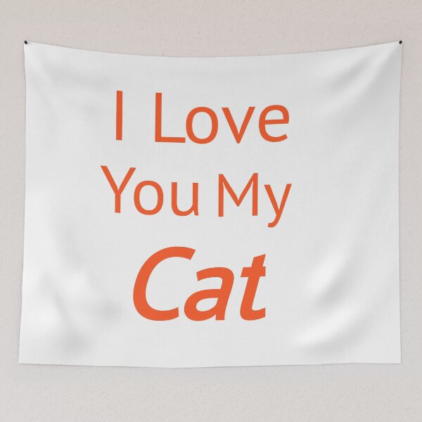 Item preview, I Love you my cat T-SHIRTS , FUNNY CAT designed and sold by souhaben.