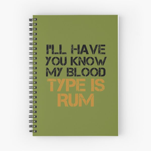 Item preview, I'LL Have You Know My Blood Type is Rum designed and sold by medbouk1.