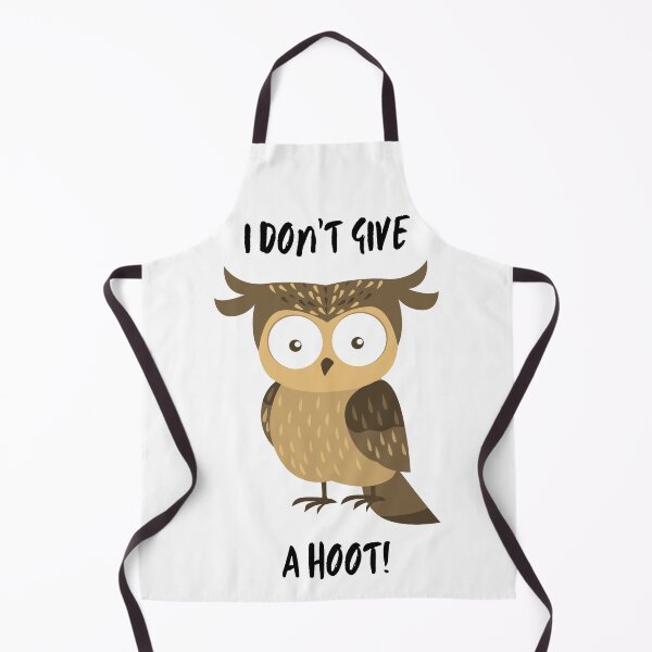 Item preview, I don't give a hoot! Owl illustration and text. designed and sold by JellyBeenzz.