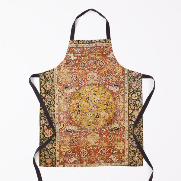 Item preview, Safavid Persian 16th Century Animal Rug Print designed and sold by Vicky Brago-Mitchell®.