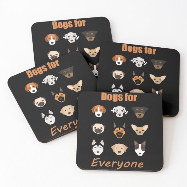 Item preview,  Dogs for everyone adorable dog pattern  designed and sold by Giovanni's  Brown Quotes.