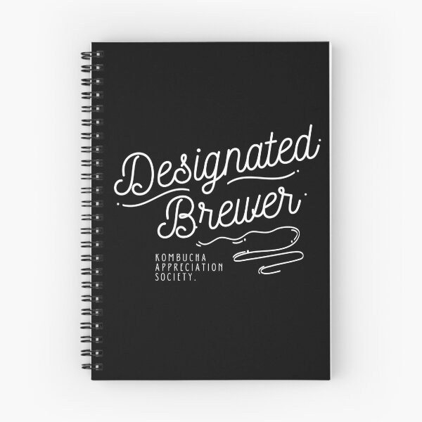 Item preview, DESIGNATED BREWER KOMBUCHA APPRECIATION SOCIETY Retro Text Vegan Vegetarian designed and sold by a-little-ink.
