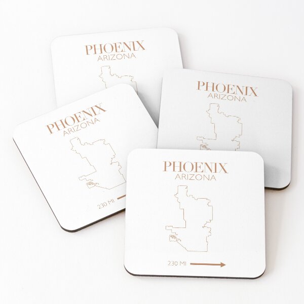 Item preview, Phoenix Map Outline designed and sold by Emmbrawl.