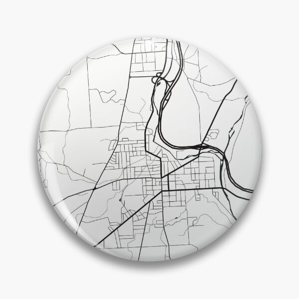 Item preview, Cortland New York Map Line Art - White  designed and sold by Rachel McNeil.