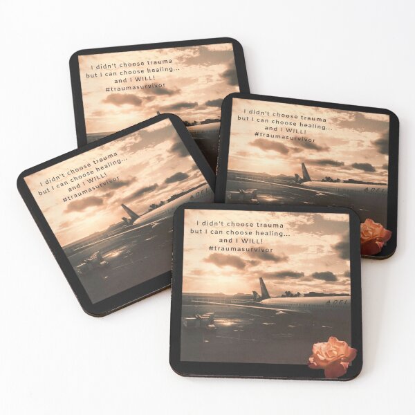 Item preview, Airport Sunset with Inspiring Quote designed and sold by missmermaid1990.