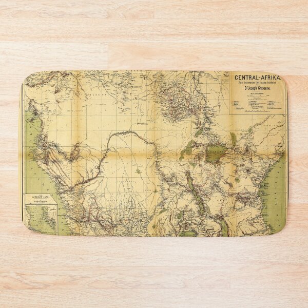 Item preview, Map of Central Africa (1885) designed and sold by allhistory.