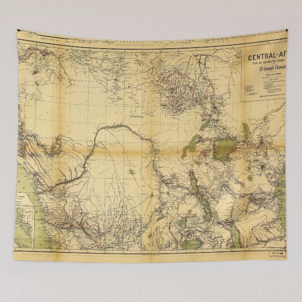 Item preview, Map of Central Africa (1885) designed and sold by allhistory.