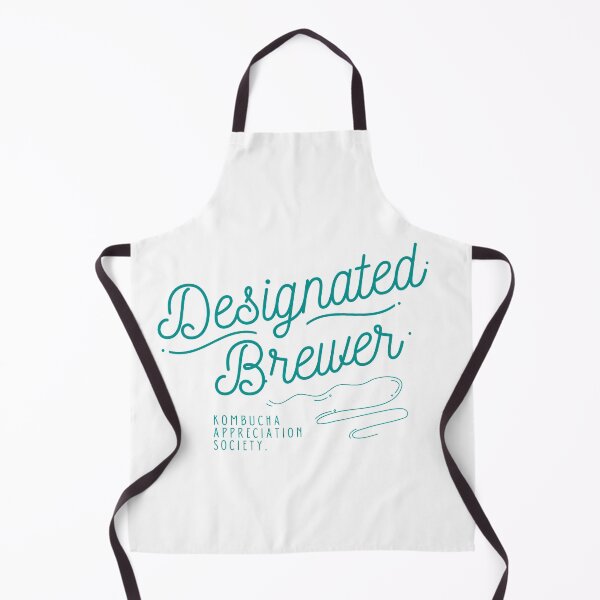 Item preview, DESIGNATED BREWER KOMBUCHA APPRECIATION SOCIETY Retro Text Vegan Vegetarian designed and sold by a-little-ink.