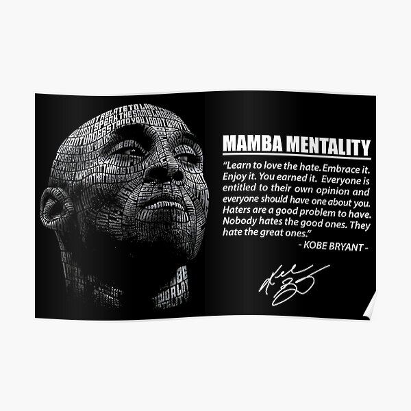 BW Mambas Mentalität - Lerne den Hass zu lieben Poster