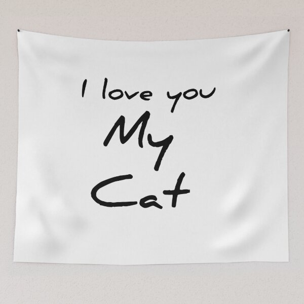 Item preview, I Love you my cat T-SHIRTS , FUNNY CAT designed and sold by souhaben.