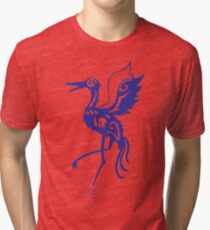 Herons Cross Country Logo Tri-blend T-Shirt