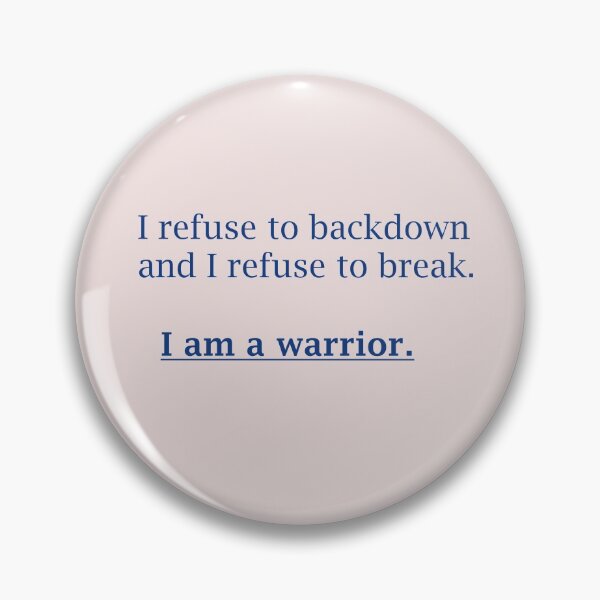 Item preview, I Am A Warrior designed and sold by Megan-Alice.