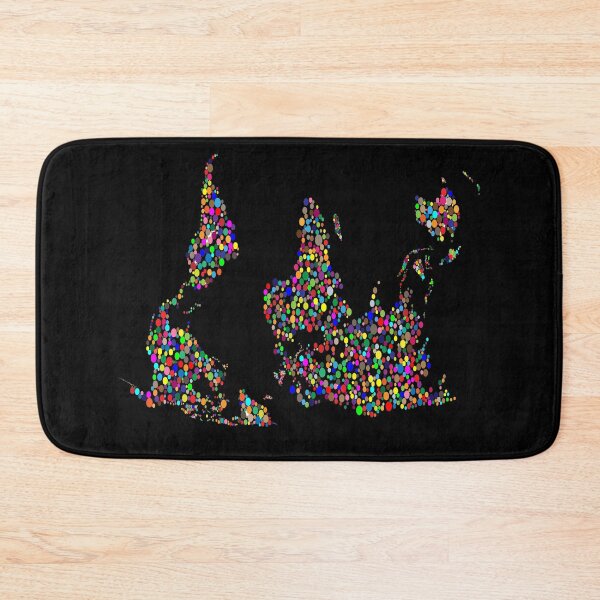 Item preview, Upside Down Map designed and sold by dreamofdenim.
