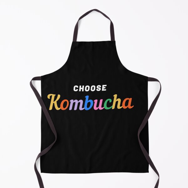Item preview, CHOOSE KOMBUCHA Cute Retro Rainbow Text Vegan Vegetarian designed and sold by a-little-ink.