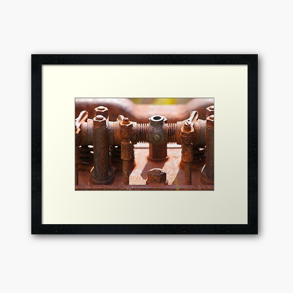 Thread Framed Art Print