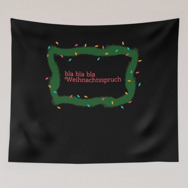 Item preview, Christmas saying Bla designed and sold by ElBeDesigns.