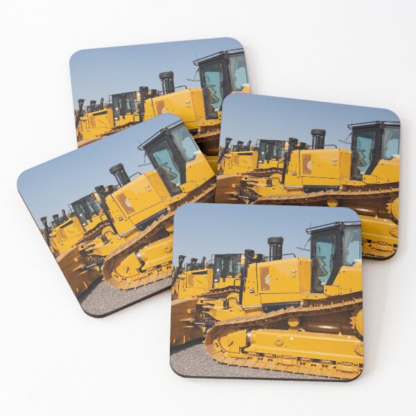 Item preview, Row of bulldozers  designed and sold by Marc Molenaar.