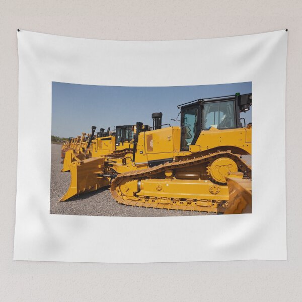 Item preview, Row of bulldozers  designed and sold by Marc Molenaar.