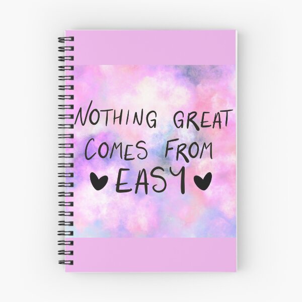 Item preview, Nothing great comes from easy designed and sold by PascalsArtBox.