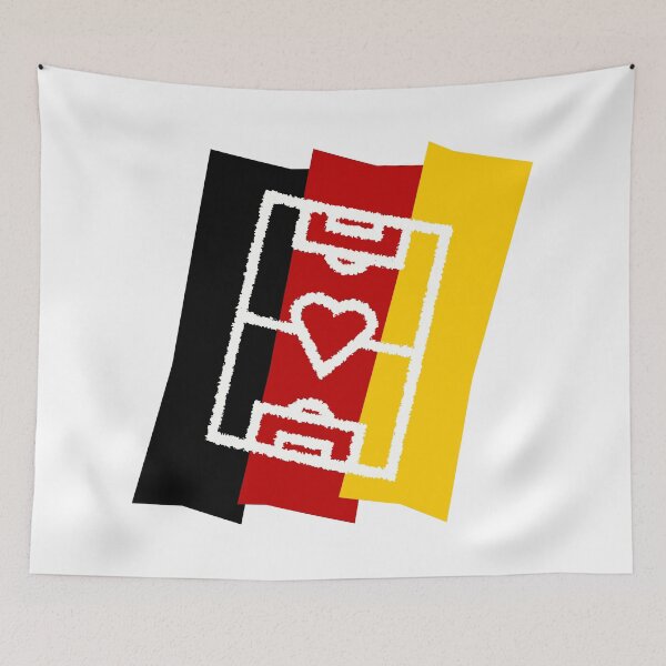 Item preview, Soccer field with a heart - Germany designed and sold by 22ndbrand.