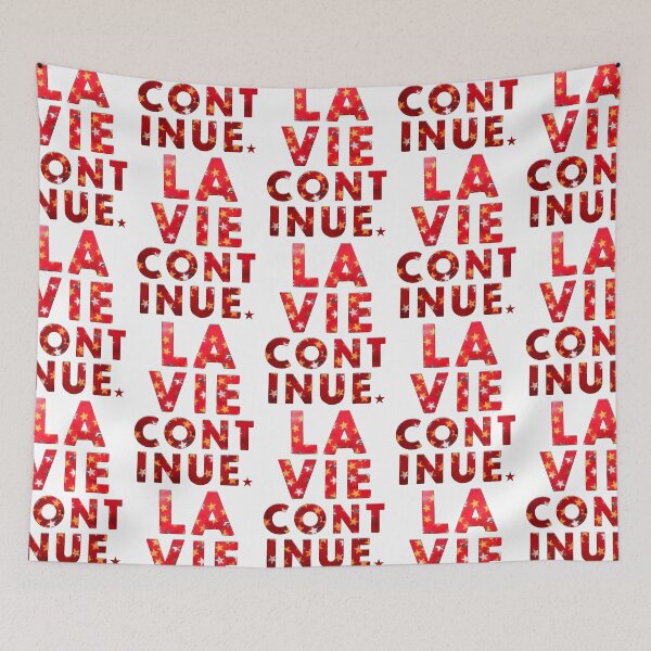 Item preview, LA VIE CONTINUE designed and sold by FREE T-Shirts.