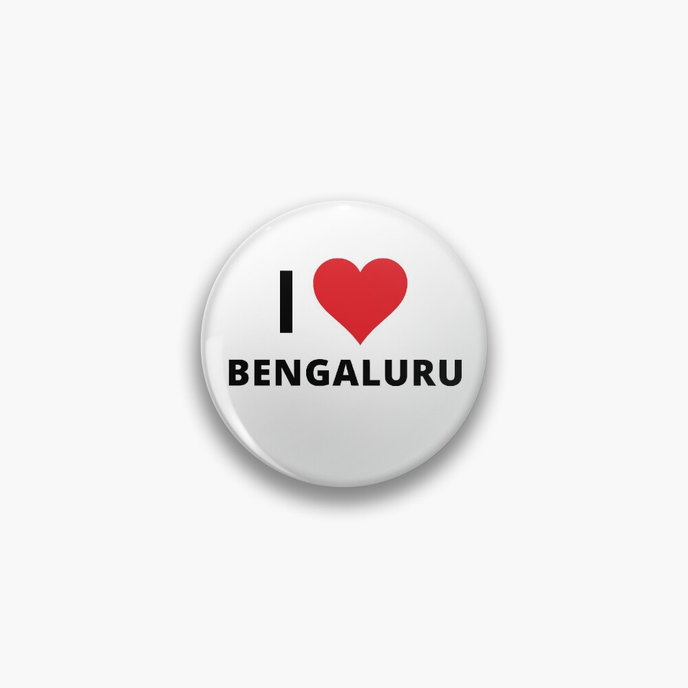 I love Bangalore Bengaluru India - Bangalore - Posters and Art Prints |  TeePublic