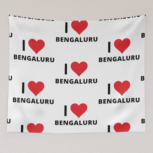 Item preview, I Love Bengaluru (light) designed and sold by mugify.