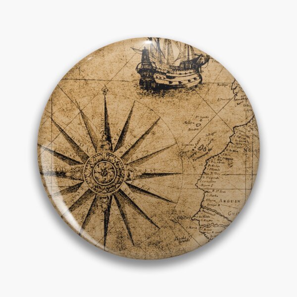 Item preview, Old Pirate Map designed and sold by art-untethered.