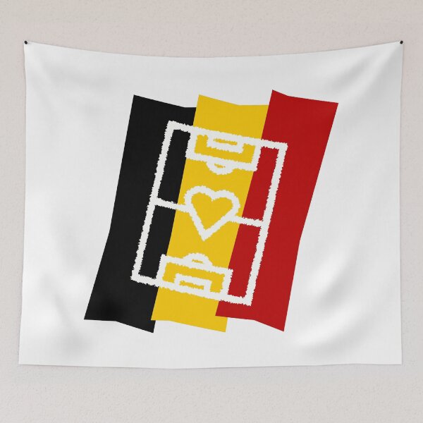 Item preview, Soccer field with a heart - Belgium designed and sold by 22ndbrand.