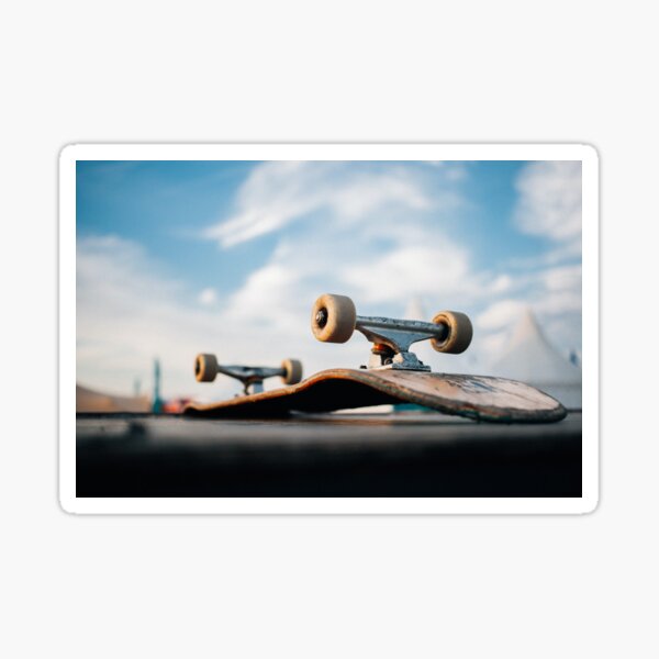 "Skateboards Photography TShirts and Stickers" Sticker for Sale by