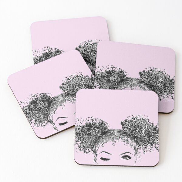 Item preview,  Wild Like My Curls Winking designed and sold by SacredsDesigns.