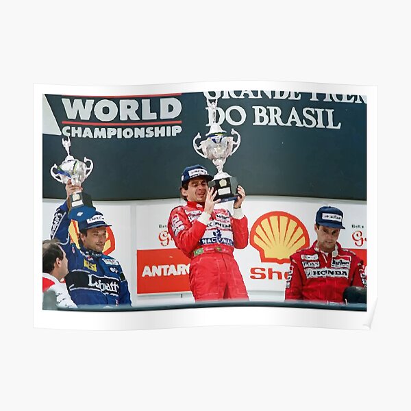 Ayrton Senna Poster