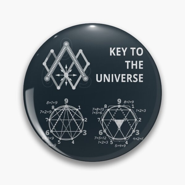 Item preview, Key To The Universe (white on dark monochrome) designed and sold by tuzlay.