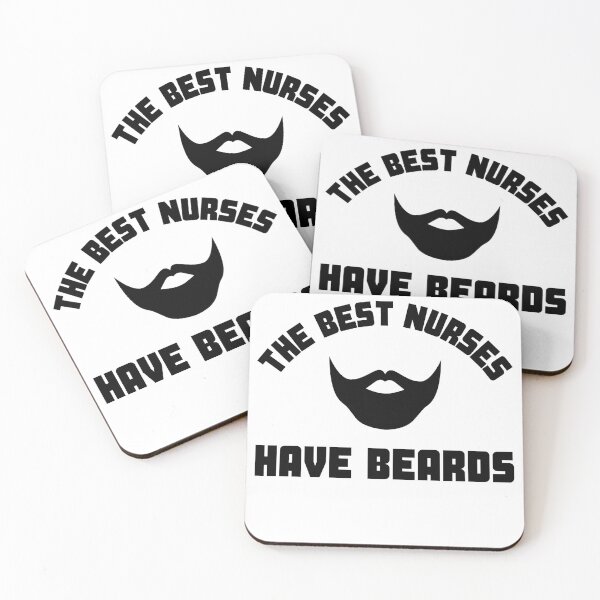 Item preview, The Best Nurses Have Beards designed and sold by TeePartyHost.