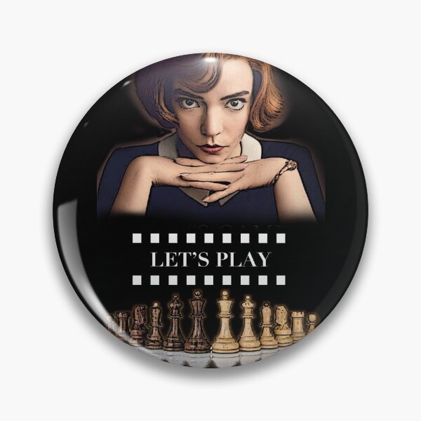Item preview, THE QUEEN'S GAMBIT - Let's Play Quote designed and sold by inthestyle.