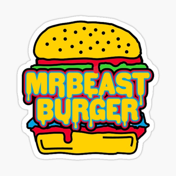 Mr Beast Burger Sticker
