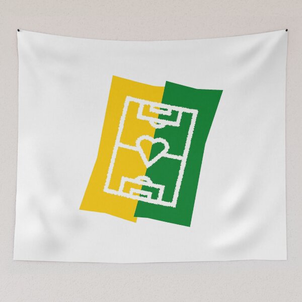 Item preview, Soccer field with a heart - Brazil designed and sold by 22ndbrand.