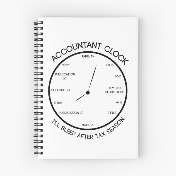Item preview, Accountant time clock - Funny Accountant Gift, Tax Season Present, Accountant T-Shirt, Tax Auditor Gift, Tax Auditor Sticker designed and sold by Eddyed.