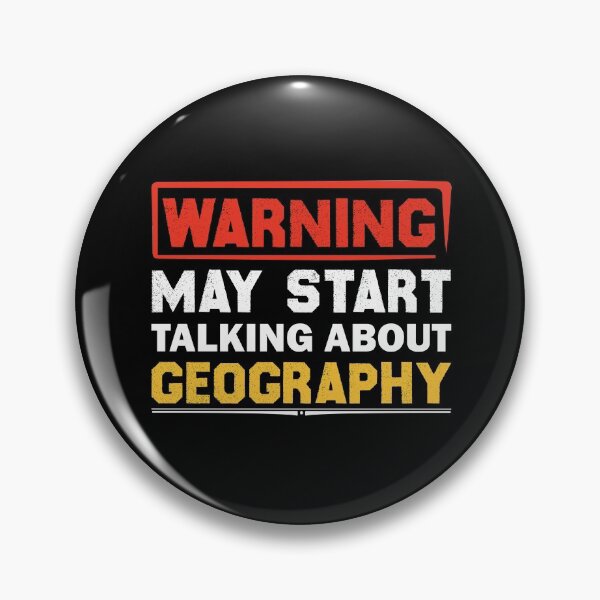 Item preview, Warning May Start Talking About Geography designed and sold by Life Shop.
