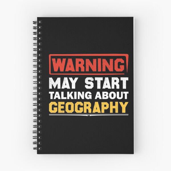 Item preview, Warning May Start Talking About Geography designed and sold by Life Shop.